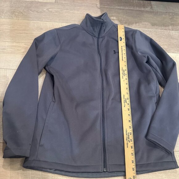 UNDER ARMOUR STORM MENS GRAY FLEECE JACKET NWOT LARGE - Picture 3 of 9